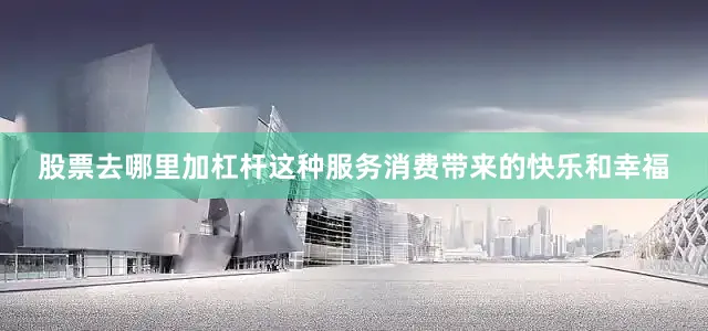 股票去哪里加杠杆这种服务消费带来的快乐和幸福