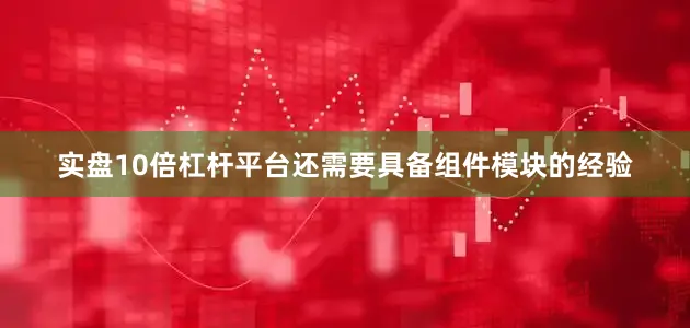 实盘10倍杠杆平台还需要具备组件模块的经验